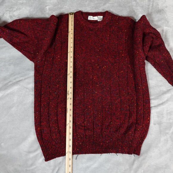Vintage Brian Macneil Speckled Knit Sweater Womens 1X Wool Blend Multicolored - Picture 8 of 9